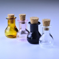 7 Color Hand-made Crystal Bottle Pendant Storage Bottles Aromatherapy Necklace