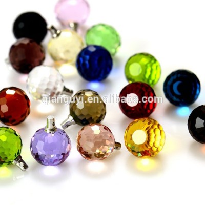 Crystal many faceted crystal Jewelry Fashion Pendants Charms Crystal Pendant