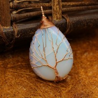 Wholesale price natural stone jewelry crystal stones quartz crystal pendant